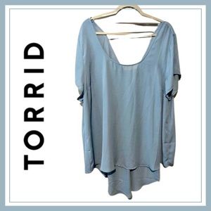 *TORRID Flowing High Low Tunic Shirt Top